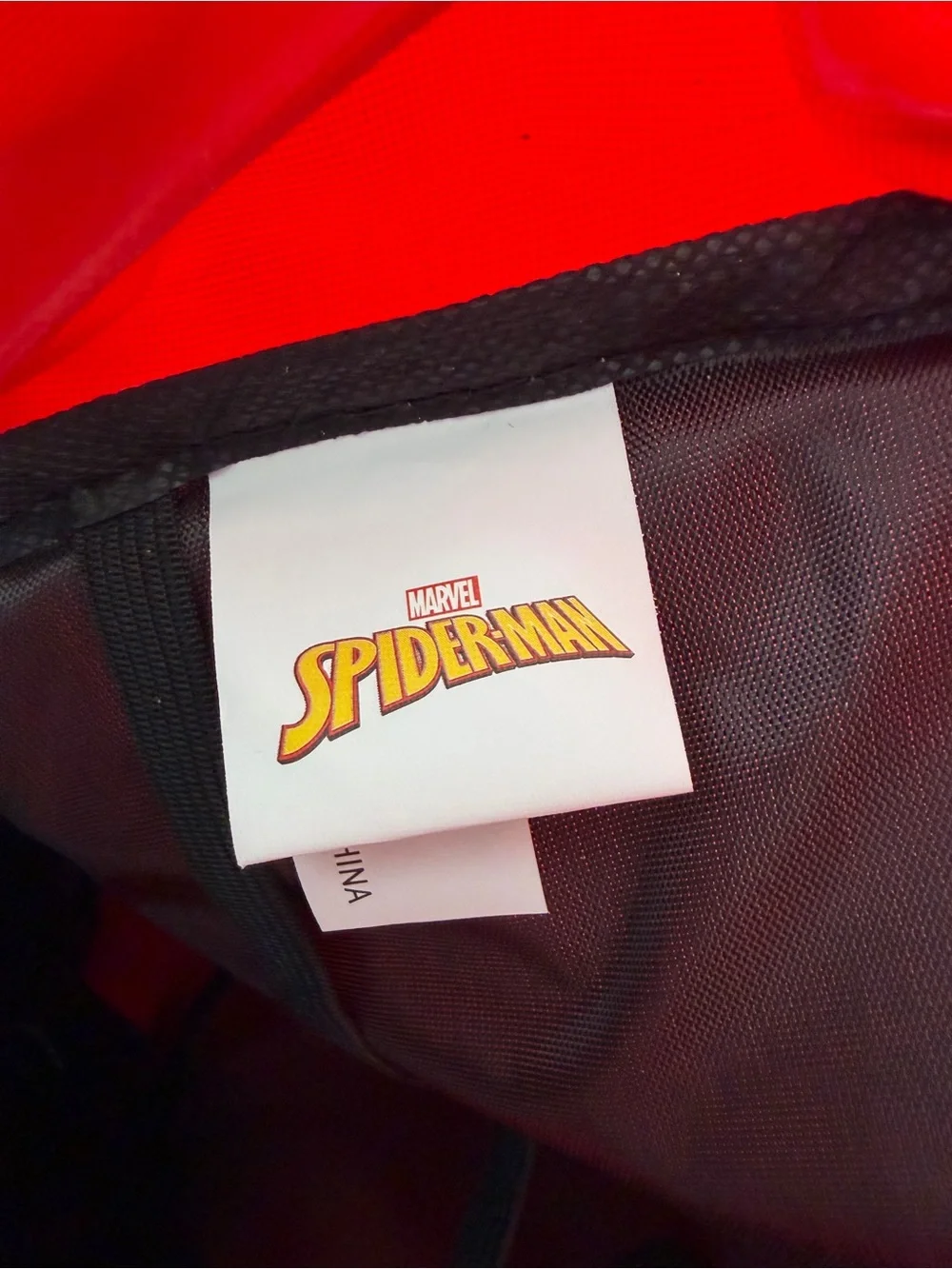 Spiderman Kids Backpack in Red, Black & Blue